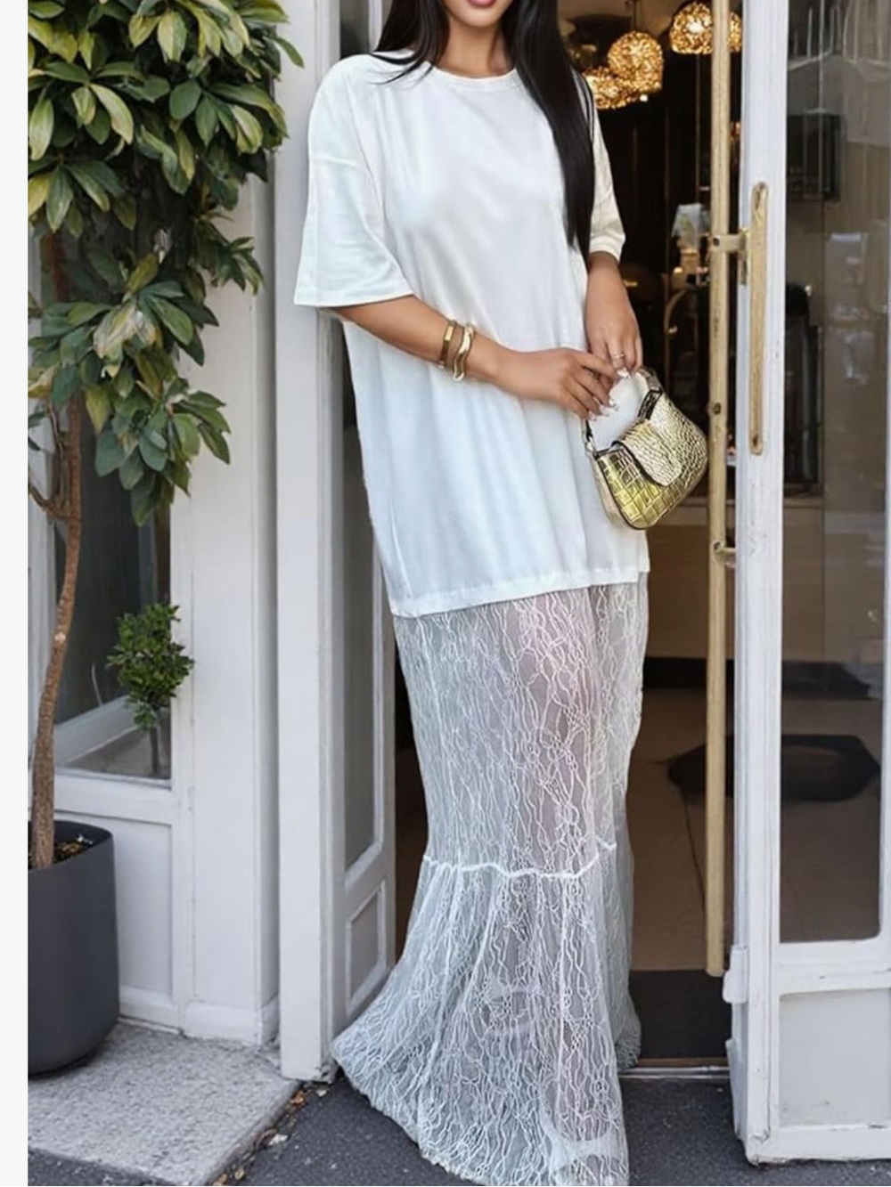 Bohemian style beach wedding dress